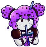 Boba Tea Sipping Boba Tea