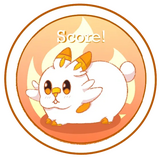 Fire Bunny Sticker