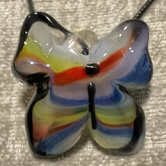 Rainbow Butterfly Ornament