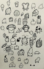 Sticker Design Outlines