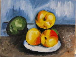 Oil Paint Peaches