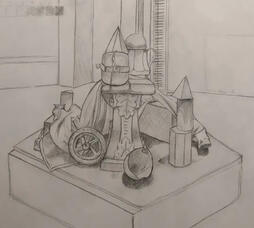 Pencil Still Life Study